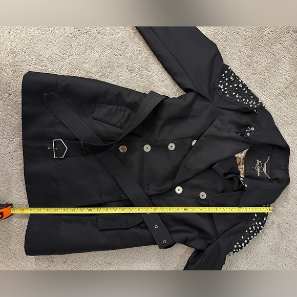 Sam Edelman embellished trench coat. - Picture 4 of 6